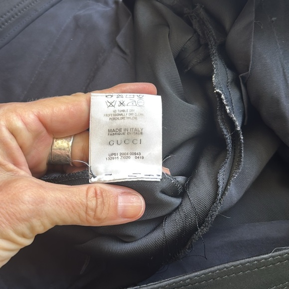 Vintage Gucci Tom Ford era black flare moto pants from 2004 - Picture 10 of 15